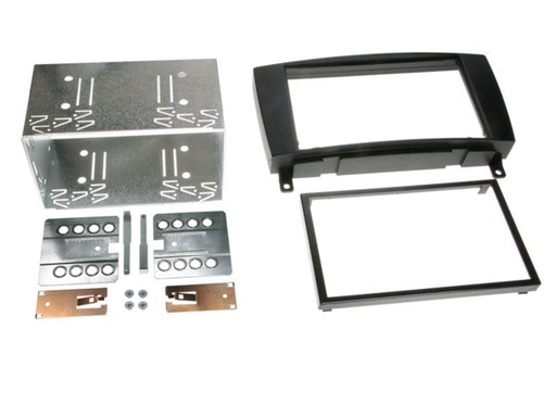 [381190-23] 2-DIN Paneel Mercedes Benz CLK W209 facelift 2004-2010 Kleur: Zwart