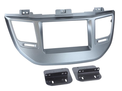 [381143-29-2] 2-DIN Paneel Hyundai Tucson 2015-> Kleur: zilver