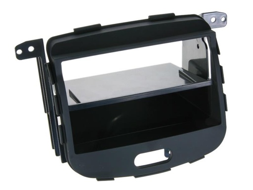 [291143-10] 2-DIN Paneel Hyundai i10 2008-2013 - Kleur: Zwart Rubbertouch