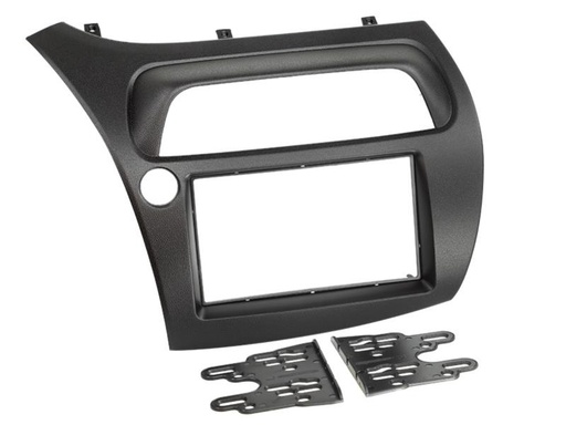 [381130-20] 2-DIN Paneel Honda Civic 2006-2012 Kleur: Zwart