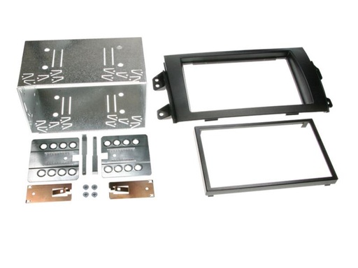 [381094-17] 2-DIN Paneel Fiat Sedici - Suzuki SX4 Kleur: Zwart