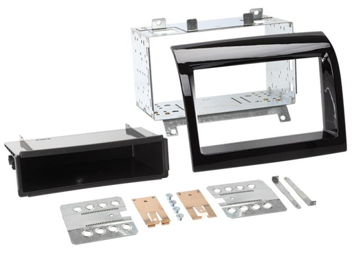 [281094-27] 2-DIN Paneel Fiat Ducato - Citroën Jumper - Peugeot Boxer 2011-2015 Kleur: Piano Zwart