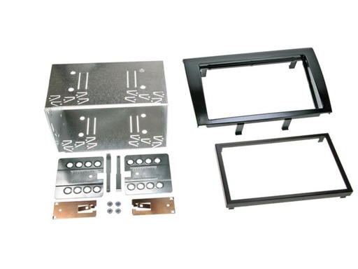 [381094-21] 2-DIN Paneel Fiat Bravo 2007-2014 - Kleur: Piano Zwart