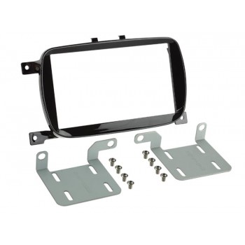 [381094-36-1] 2-DIN Paneel Fiat 500 2016>  Kleur: Piano Zwart