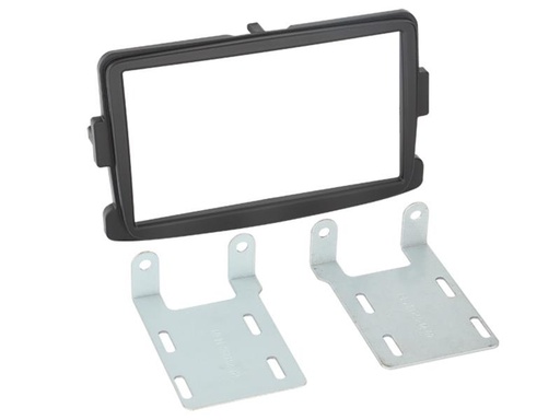 [381250-14-1] 2-DIN Paneel Dacia - Opel - Renault - Fiat Kleur: Zwart