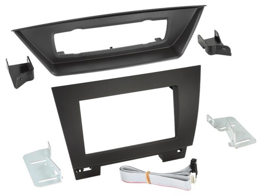 [381023-13] 2-DIN Paneel BMW X1 2009-2015 Kleur: Zwart