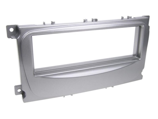 [281114-17] 1-DIN Paneel Ford S-Max / Focus / Galaxy / Mondeo Kleur: Zilver